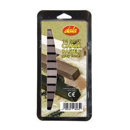 [PASTEL] Dala 12x Chalk Pastel Set - grey tones